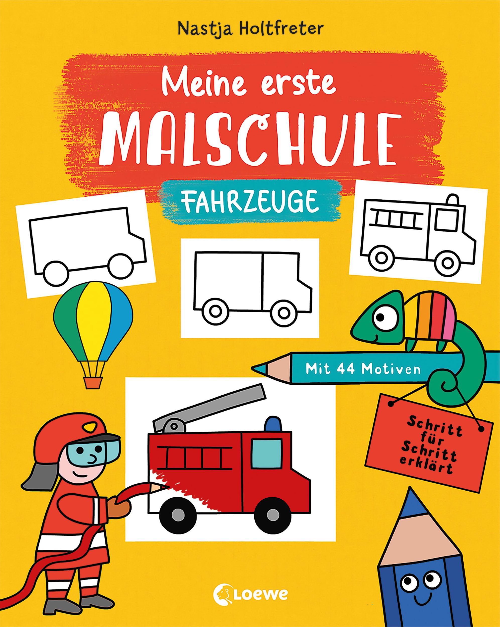 Cover: 9783743210332 | Meine erste Malschule - Fahrzeuge | Loewe Kreativ | Taschenbuch | 2022