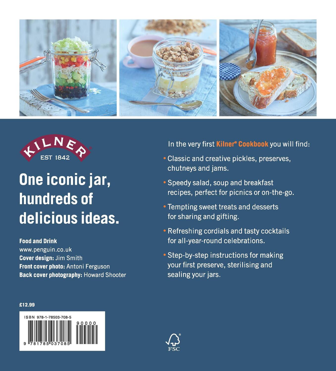 Rückseite: 9781785037085 | The Kilner Cookbook | Kilner | Buch | Gebunden | Englisch | 2017