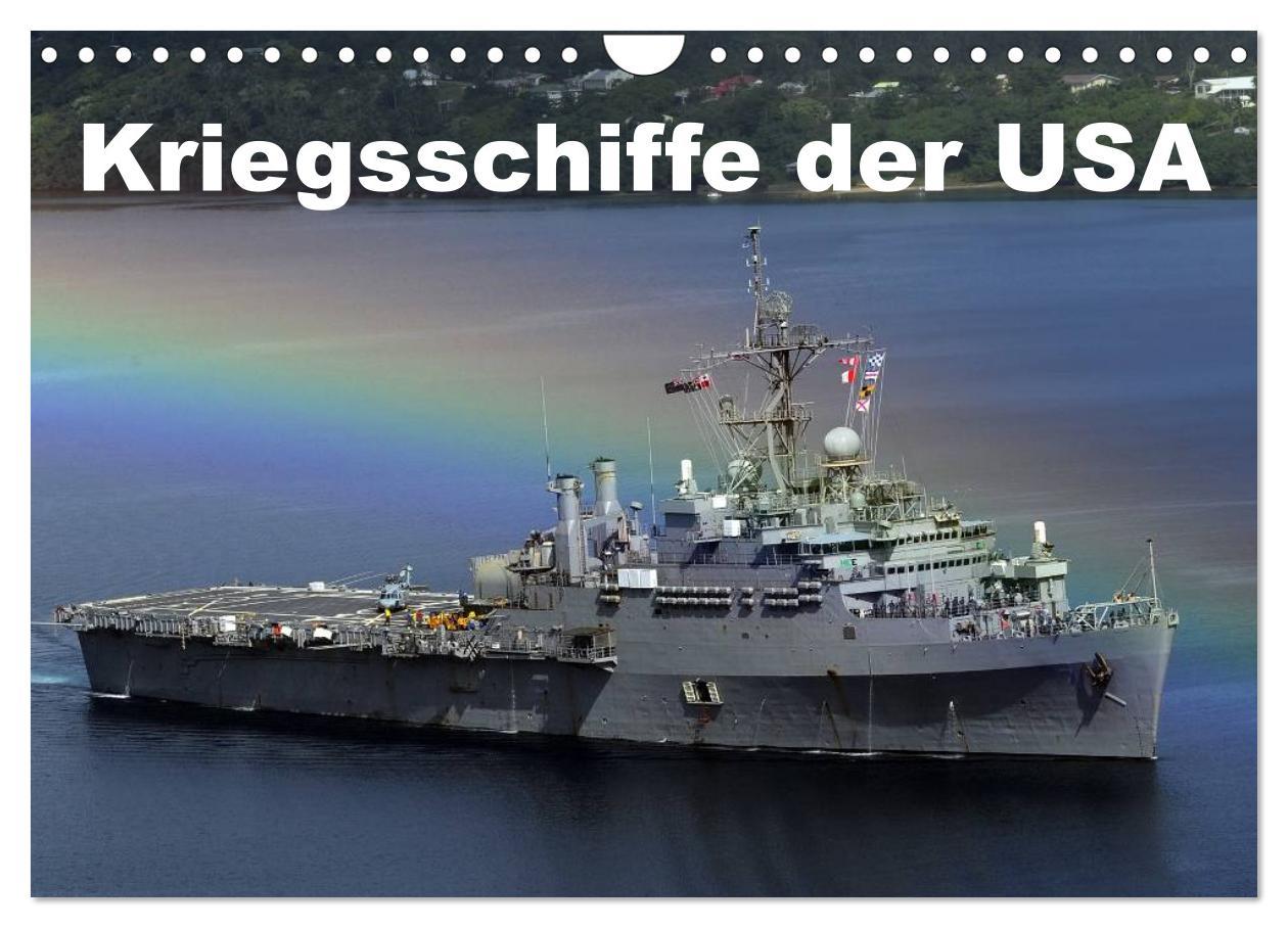 Cover: 9783435740840 | Kriegsschiffe der USA (Wandkalender 2025 DIN A4 quer), CALVENDO...