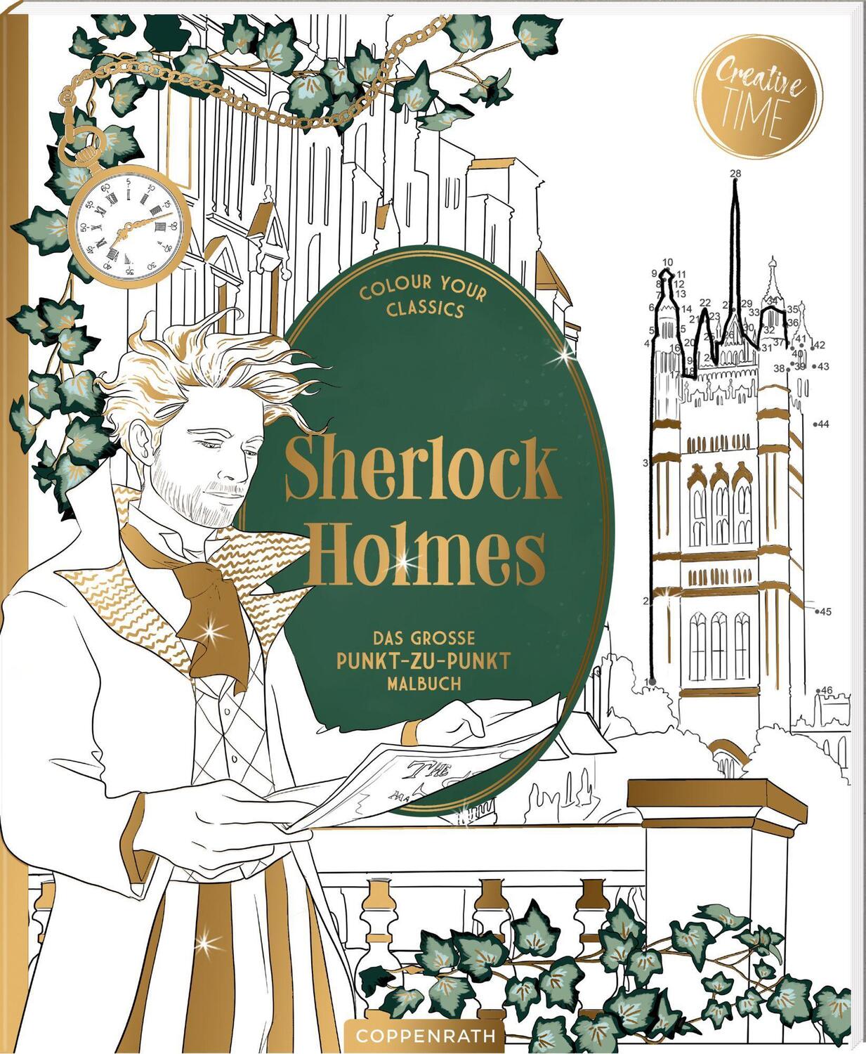 Cover: 4050003956145 | Sherlock Holmes - Das große Punkt-zu-Punkt-Malbuch | Taschenbuch