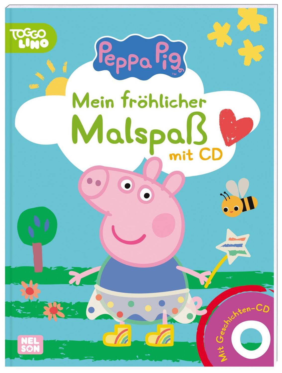 Cover: 9783845120645 | Peppa: Mein fröhlicher Malspaß mit CD | Mit Geschichten-CD | Buch