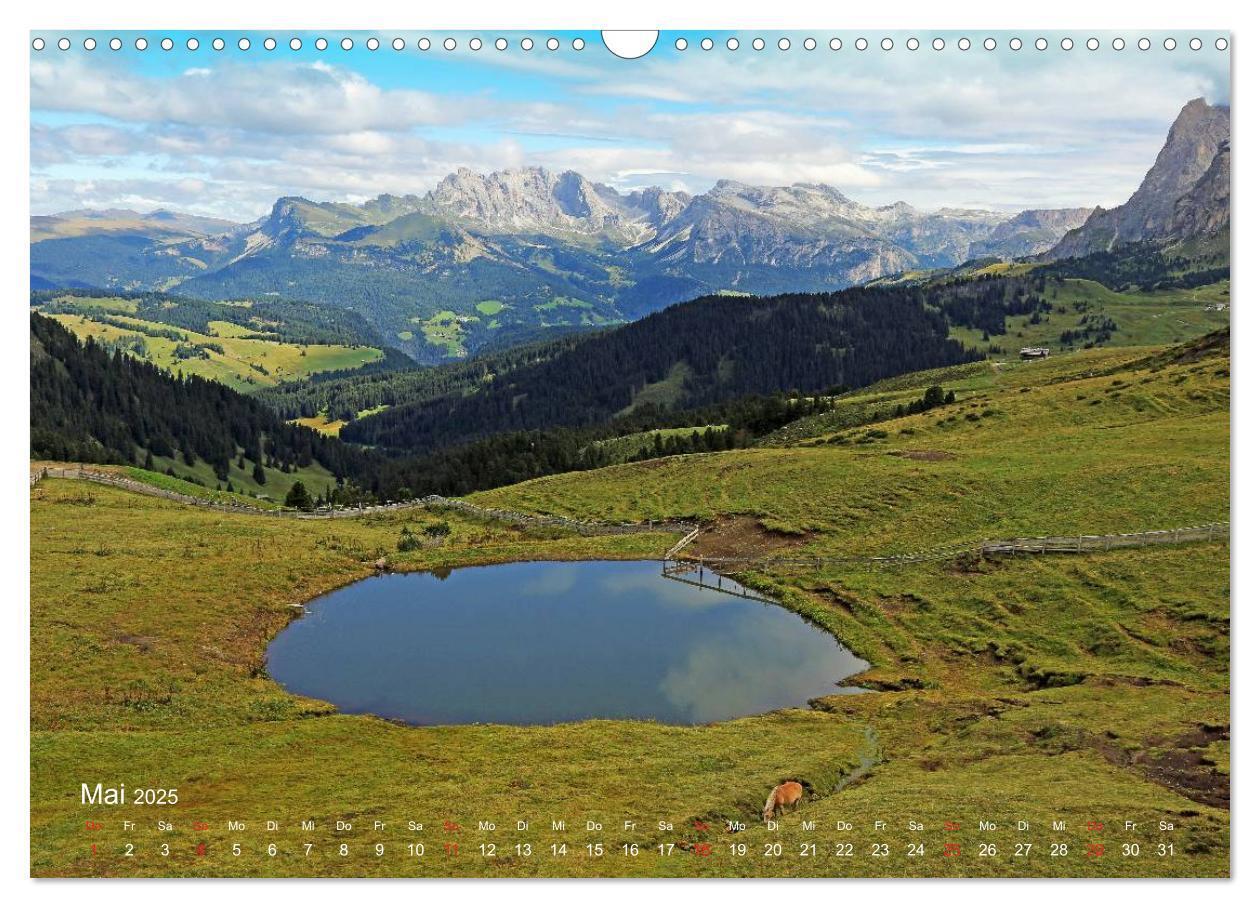 Bild: 9783435672264 | Urlaub auf der Seiser Alm (Wandkalender 2025 DIN A3 quer), CALVENDO...