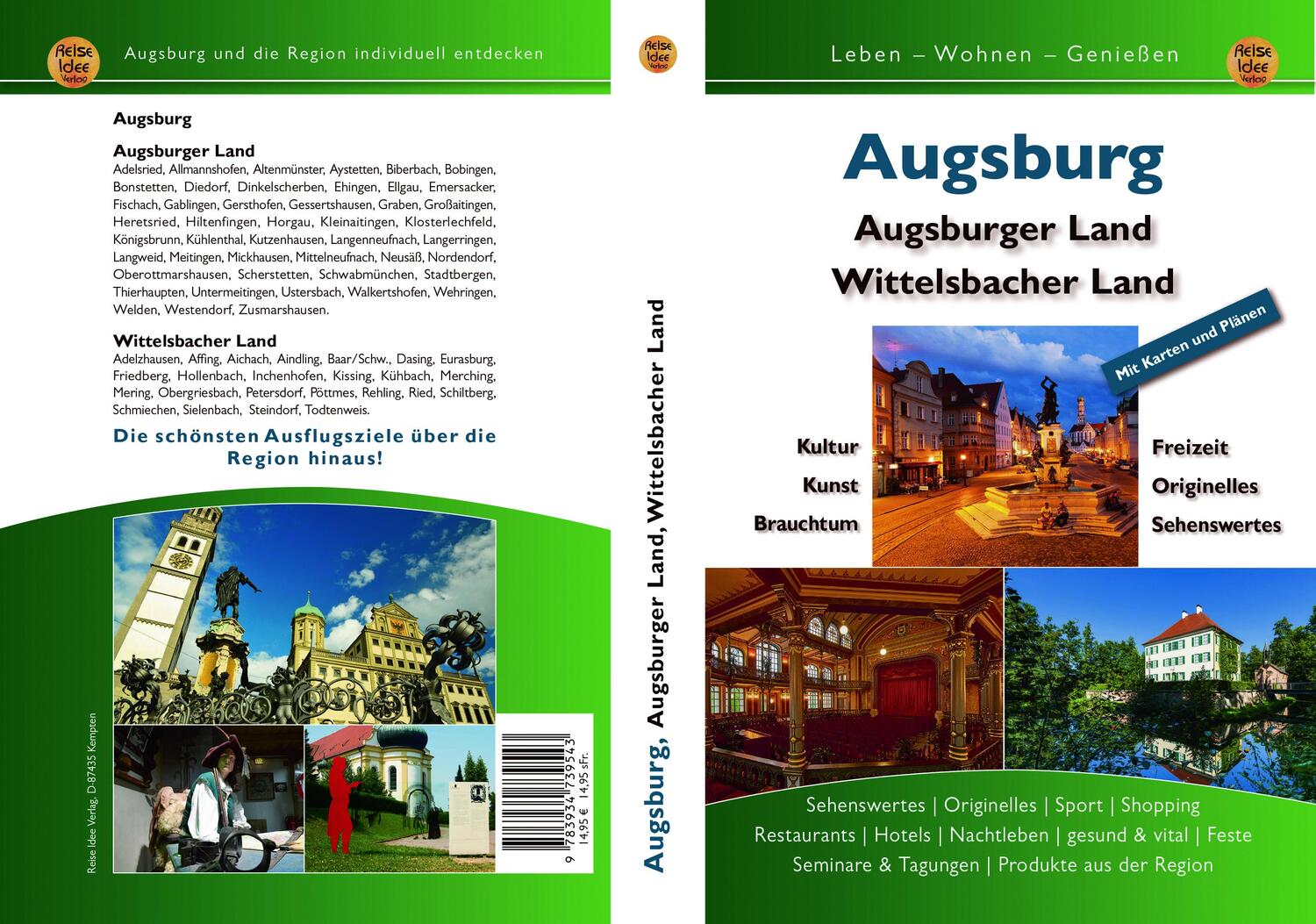 Rückseite: 9783934739543 | Augsburg | Wittelsbacher Land, Augsburger Land | Roland Dreyer (u. a.)