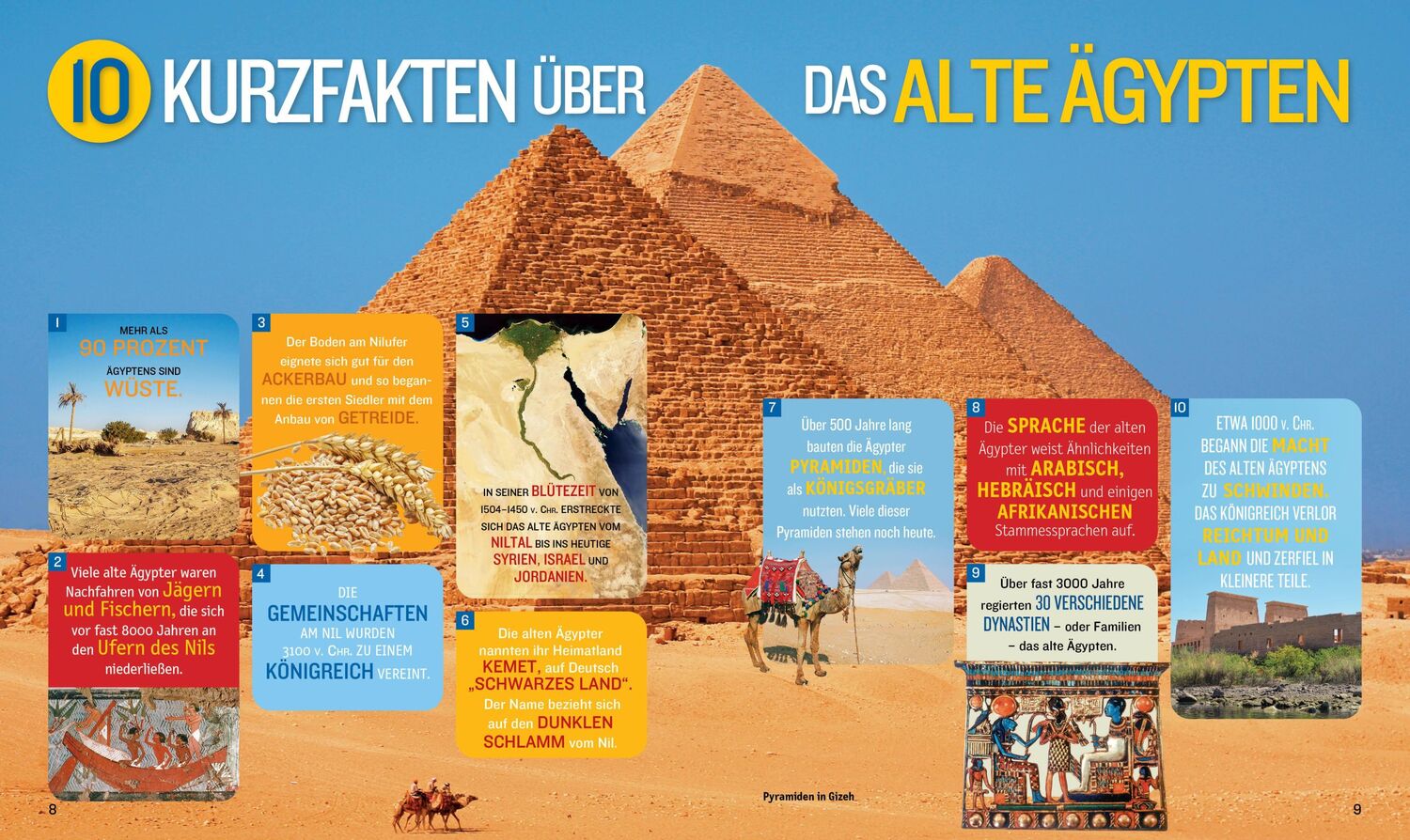 Bild: 9788863126266 | 1000 Fakten über das alte Ägypten | Nancy Honovich | Buch | 96 S.