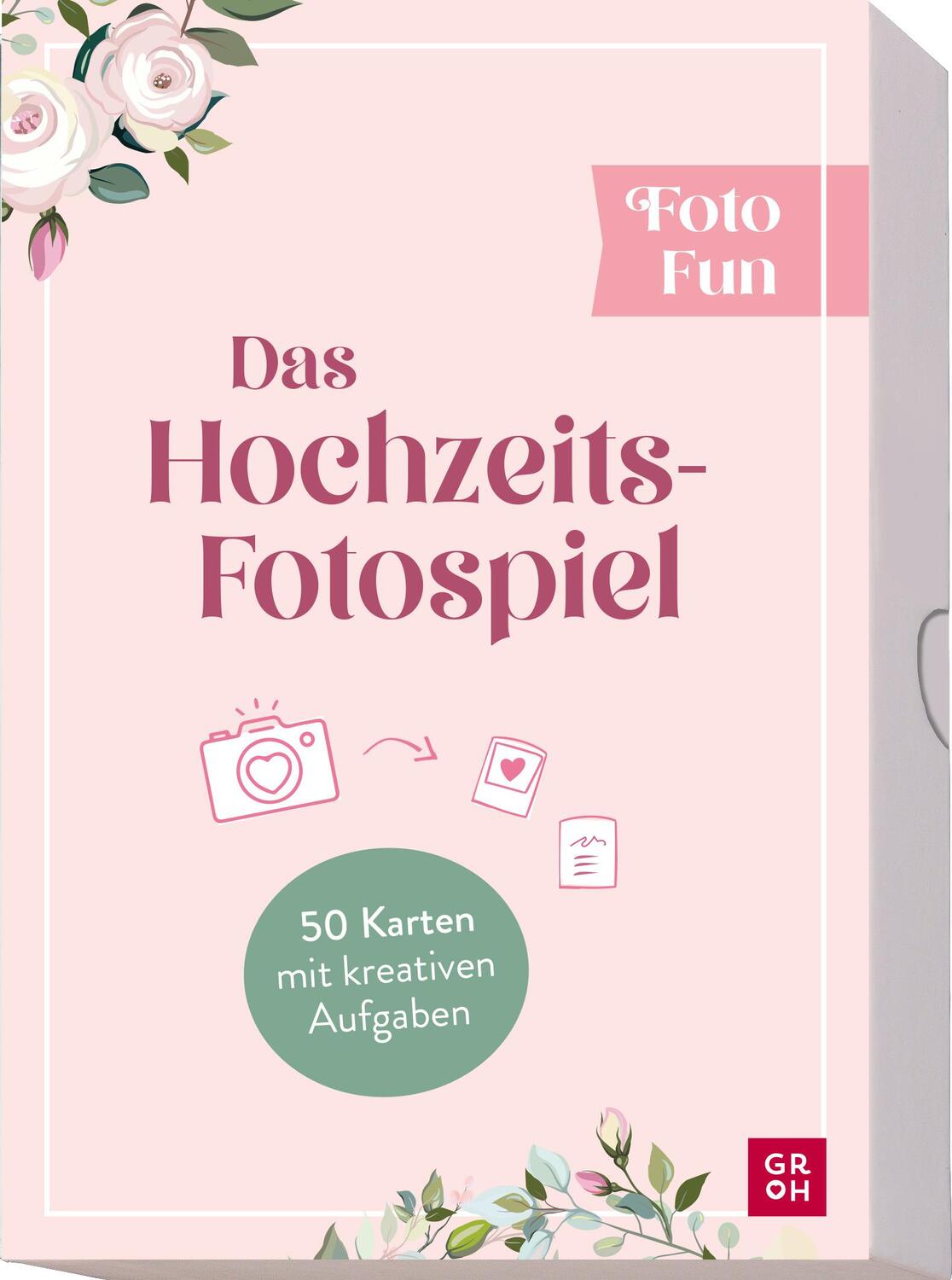 Cover: 4036442010778 | Foto Fun - Das Hochzeits-Fotospiel | Groh Verlag | Spiel | Schachtel