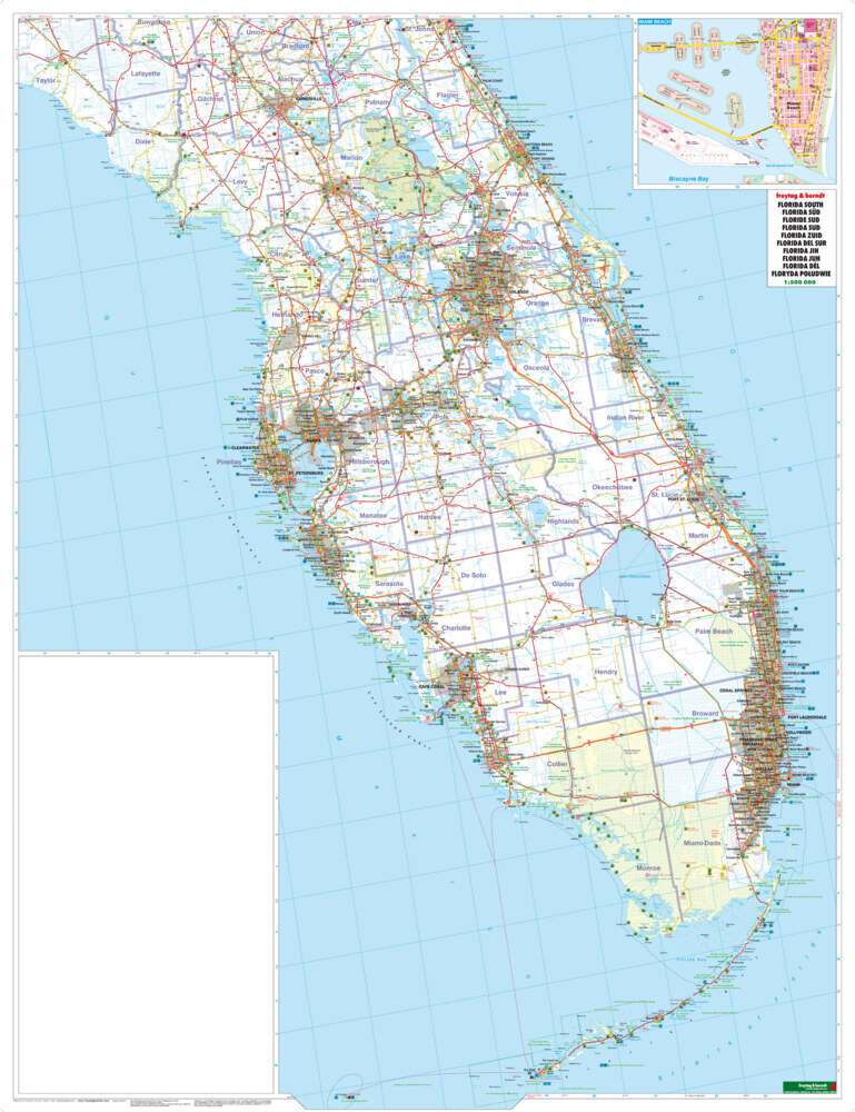 Bild: 9783707914320 | Florida, Autokarte 1:500.000 | Freytag-Berndt und Artaria KG | Gefalzt