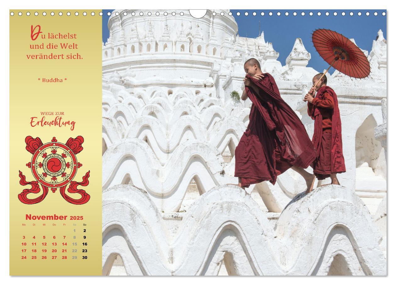 Bild: 9783383906947 | Buddhistische Weisheiten - Wege zur Erleuchtung (Wandkalender 2025...