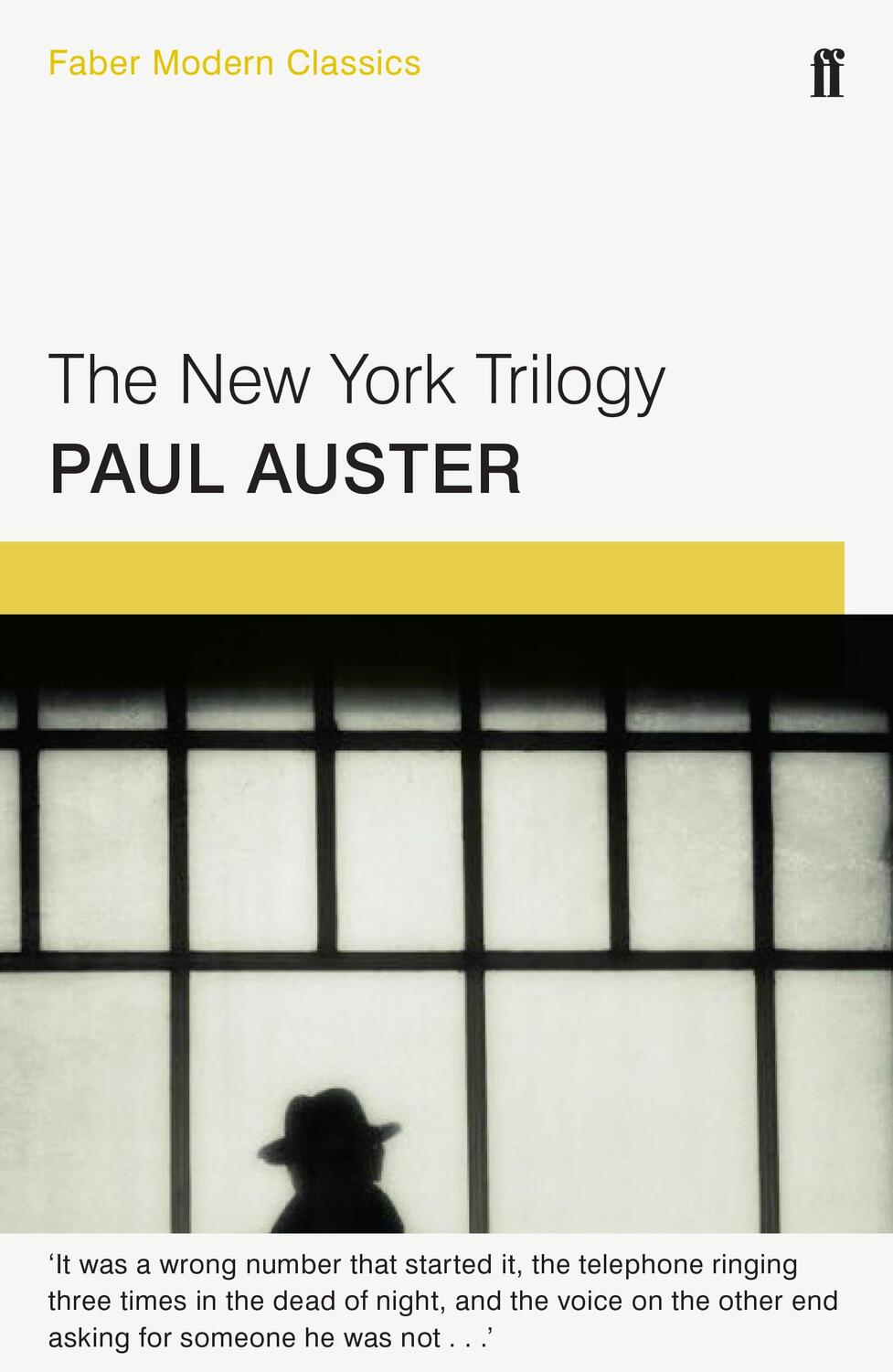 Cover: 9780571322800 | The New York Trilogy | Faber Modern Classics | Paul Auster | Buch