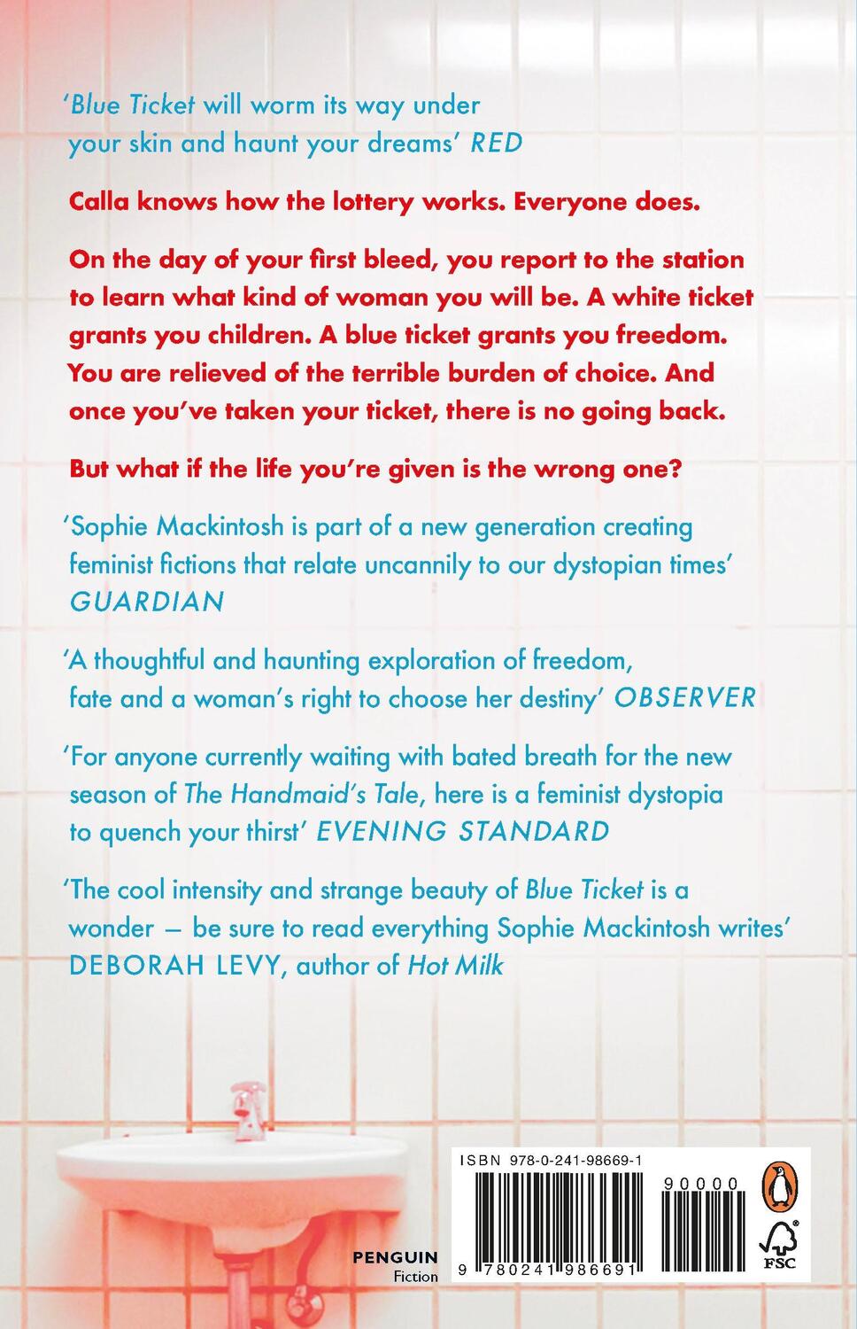 Rückseite: 9780241986691 | Blue Ticket | Sophie Mackintosh | Taschenbuch | B-format paperback