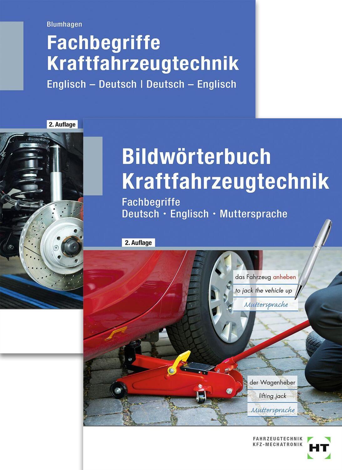 Cover: 9783582101709 | Paketangebot Bildwörterbuch Kraftfahrzeugtechnik und Fachbegriffe...