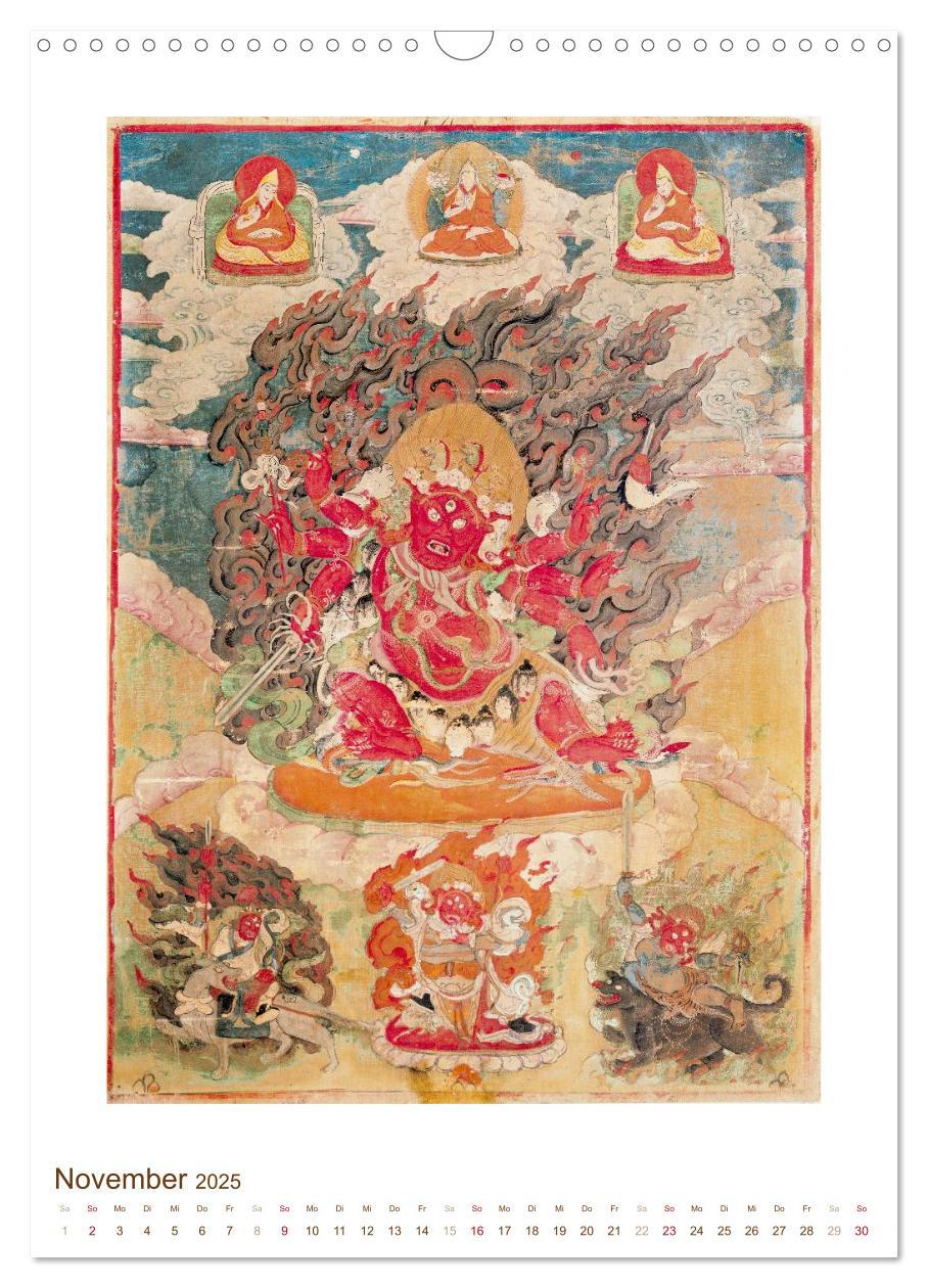 Bild: 9783457042335 | Mit Buddha durchs Jahr: historische Zeichnungen (Wandkalender 2025...