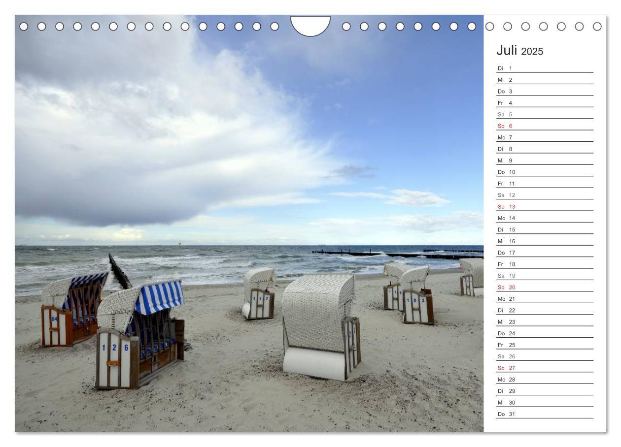 Bild: 9783435549641 | Die Ostsee (Wandkalender 2025 DIN A4 quer), CALVENDO Monatskalender