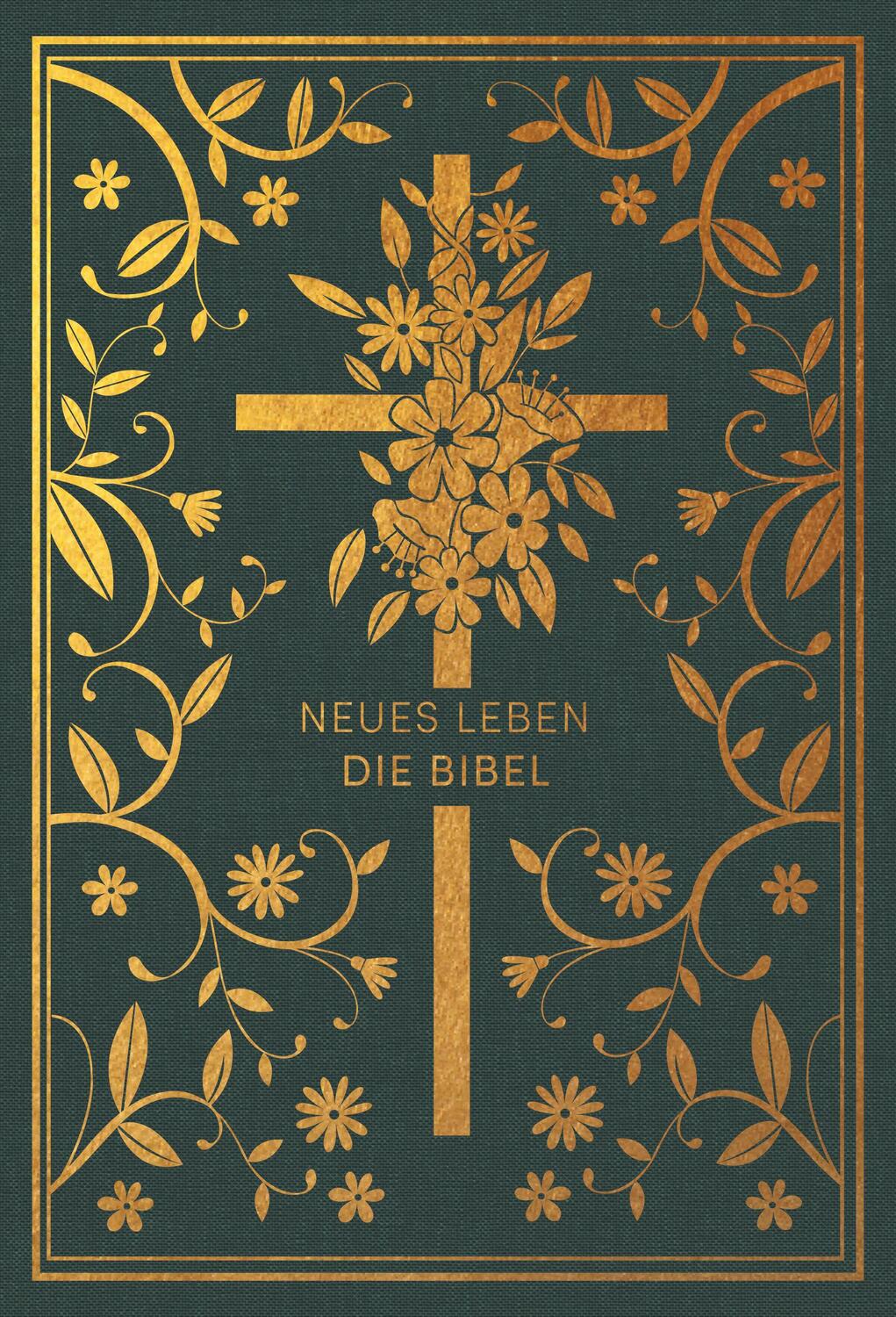 Cover: 9783417020137 | Neues Leben. Die Bibel - Golden Grace Edition, Waldgrün | Taschenbuch