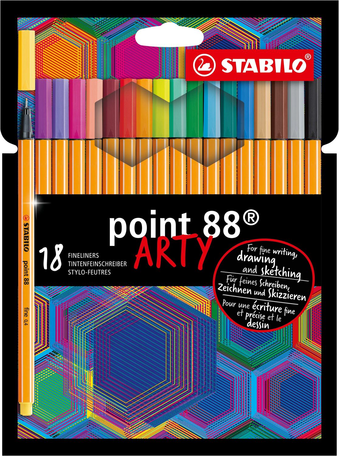 Cover: 4006381557450 | STABILO Fineliner point 88 ARTY 18er Set | STABILO point 88 ARTY