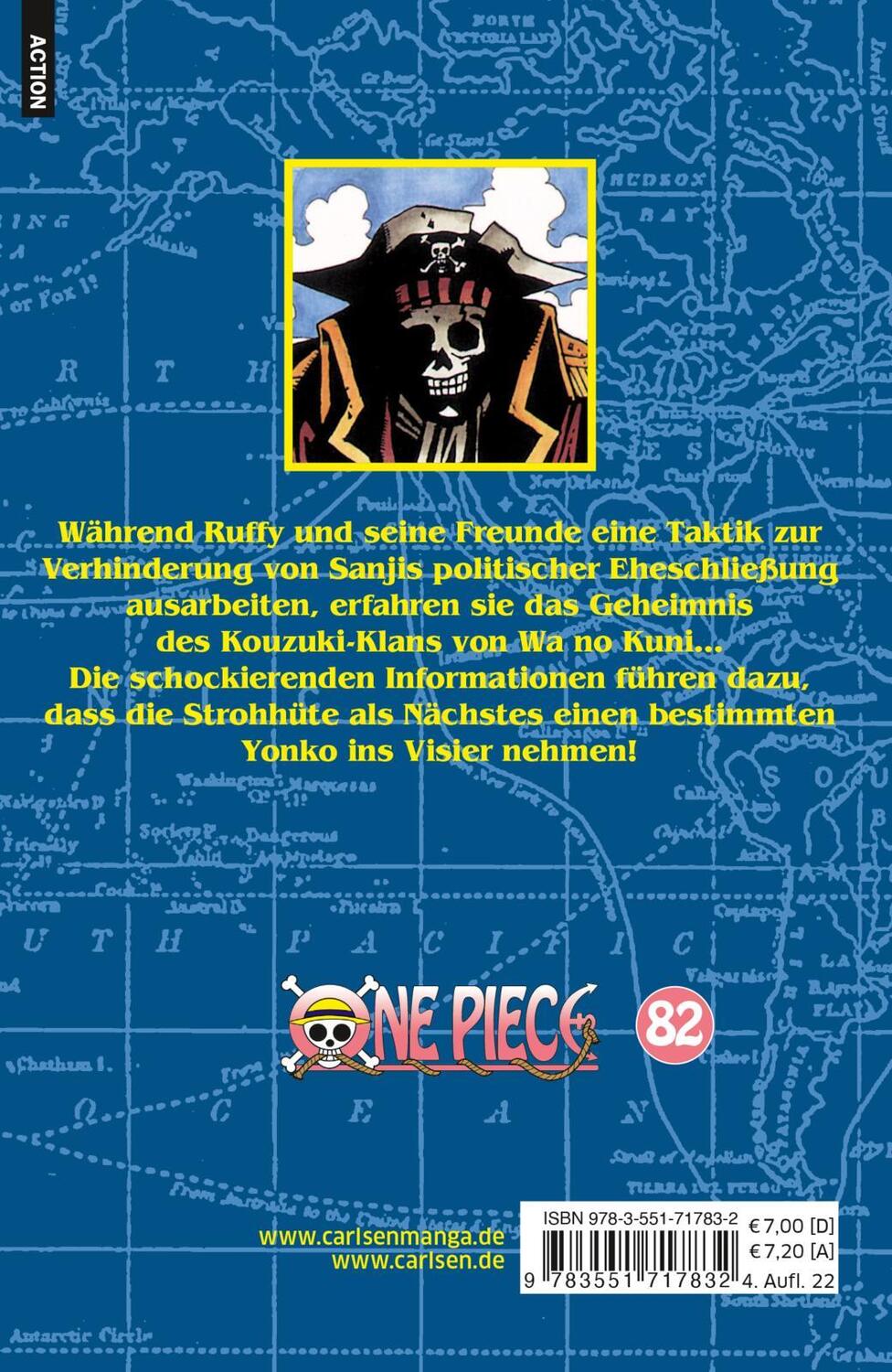 Rückseite: 9783551717832 | One Piece 82 | Eiichiro Oda | Taschenbuch | One Piece | 208 S. | 2017