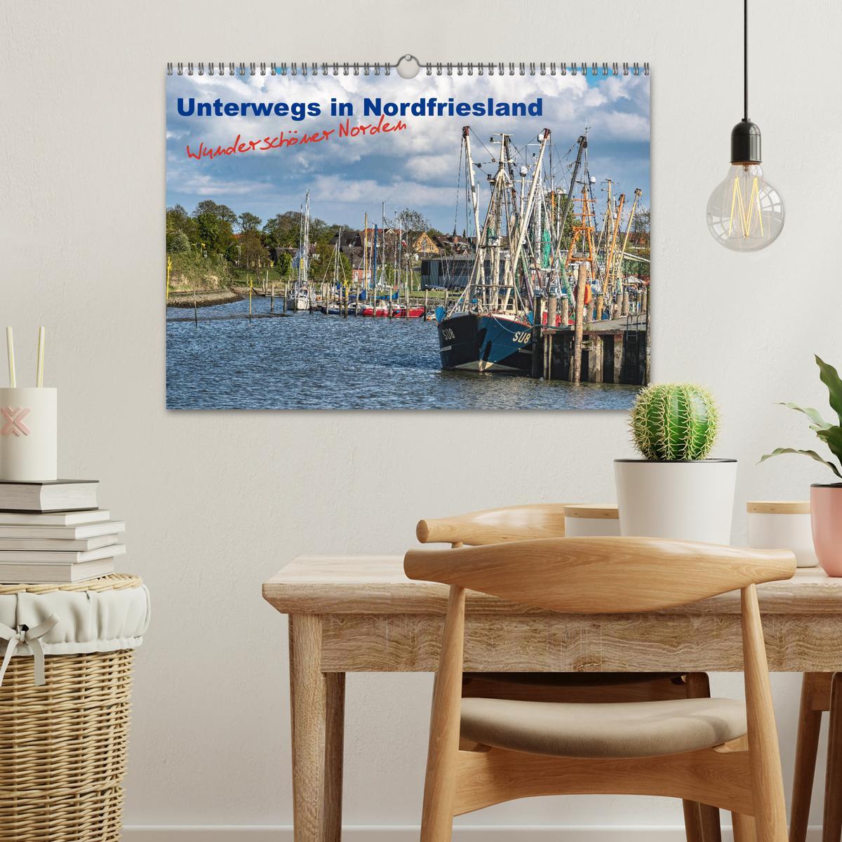 Bild: 9783435150083 | Unterwegs in Nordfriesland (Wandkalender 2025 DIN A3 quer),...