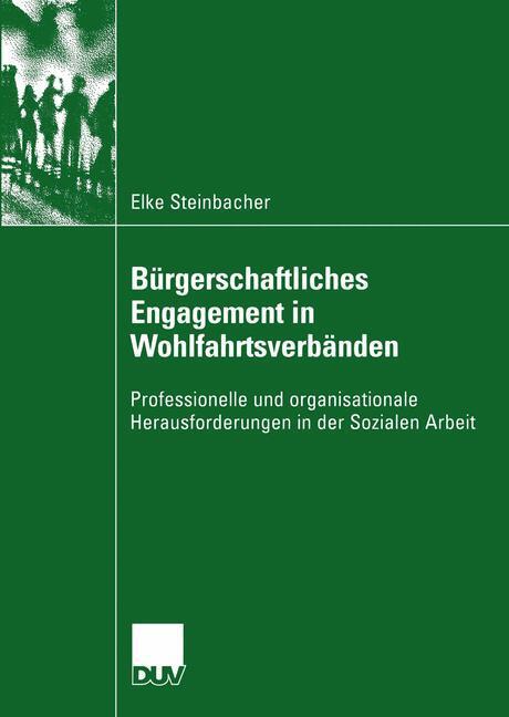 Cover: 9783824445523 | Bürgerschaftliches Engagement in Wohlfahrtsverbänden | Steinbacher