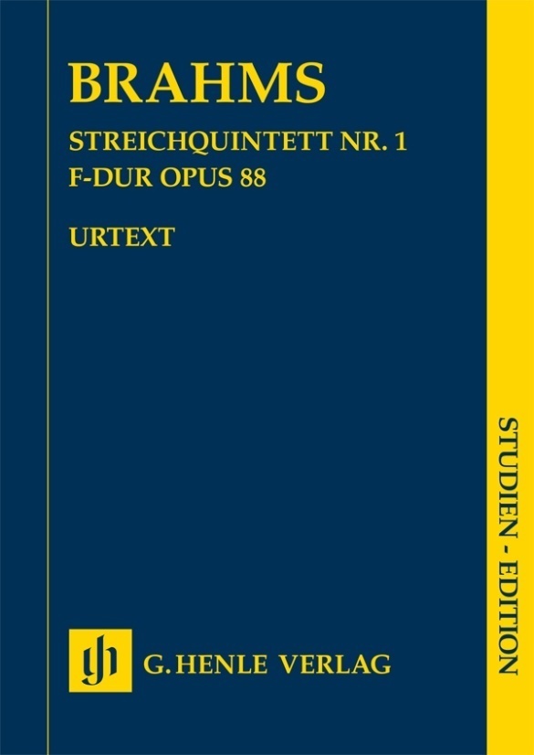 Cover: 9790201874821 | Brahms, Johannes - Streichquintett Nr. 1 F-dur op. 88 | Kathrin Kirsch