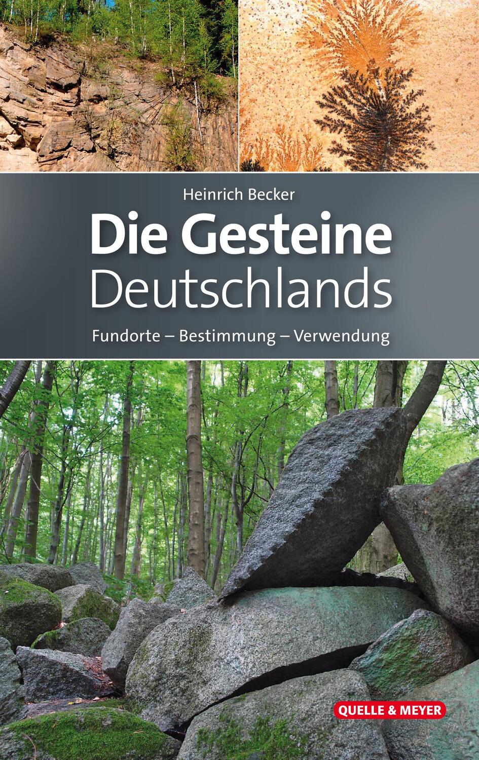 Cover: 9783494018928 | Die Gesteine Deutschlands | Fundorte - Bestimmung - Verwendung | Buch