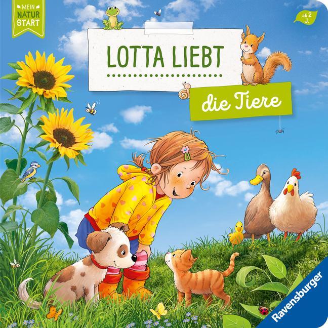 Cover: 9783473420575 | Lotta liebt die Tiere - Erstes Sachwissen über Tiere | Sandra Grimm