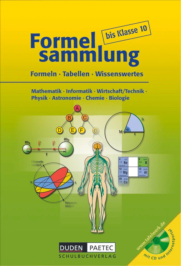 Cover: 9783898187107 | Formelsammlung bis Klasse 10 mit CD-ROM | Rolf Langenhan | Buch | 2004