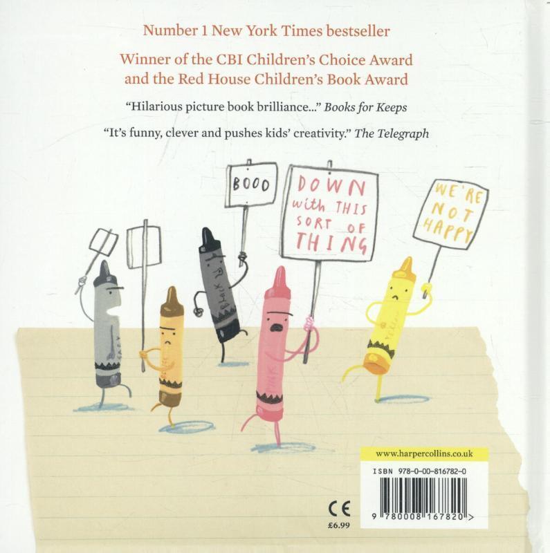 Rückseite: 9780008167820 | The Day the Crayons Quit | Drew Daywalt | Buch | 34 S. | Englisch