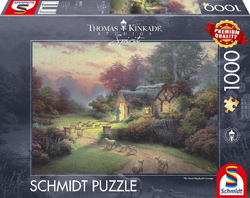 Cover: 4001504596781 | Spirit, Cottage des guten Hirten (Puzzle) | Thomas Kinkade | Spiel