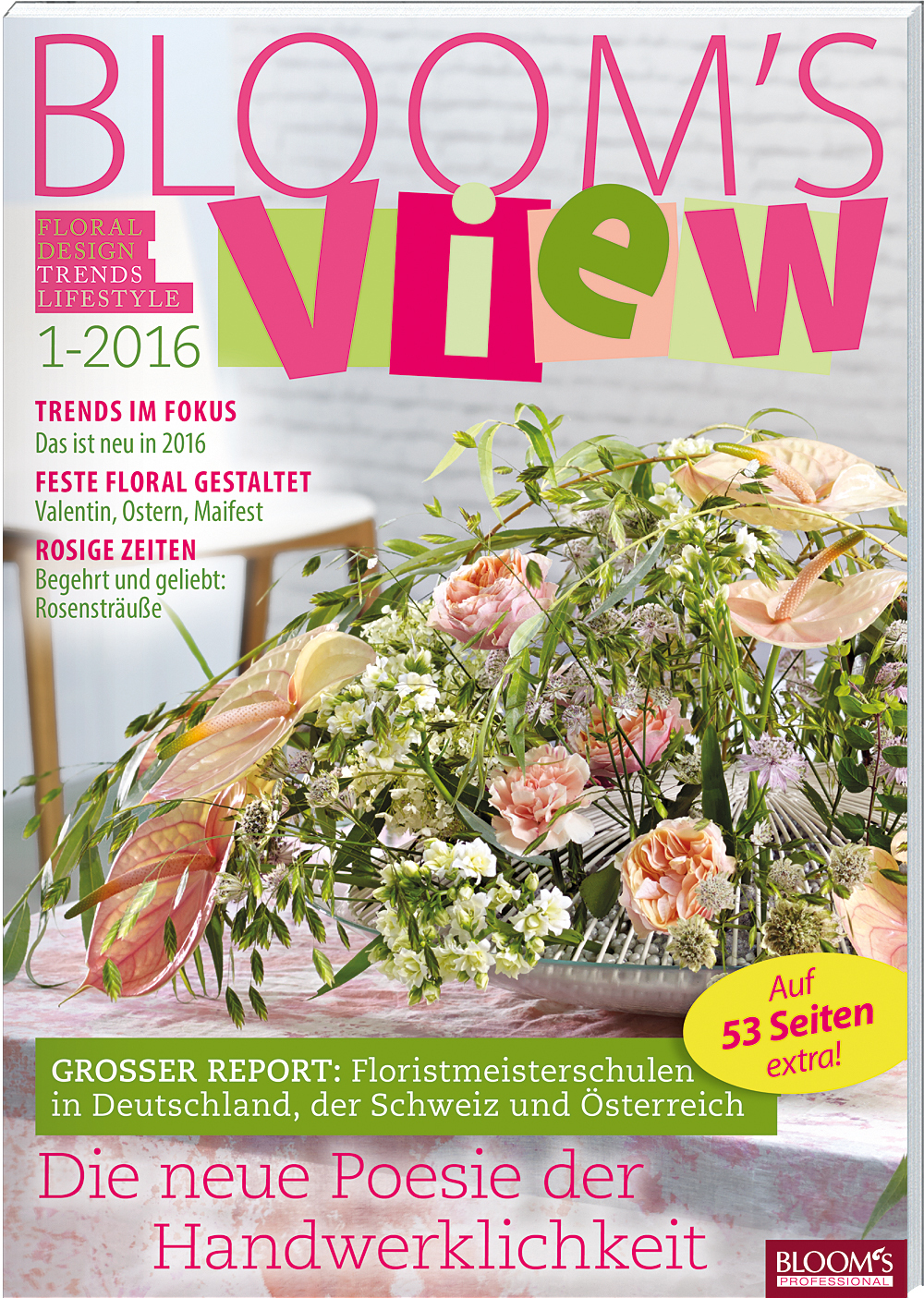 Cover: 9783945429471 | BLOOM's VIEW 1/2016 | Team BLOOM's | Taschenbuch | 208 S. | Deutsch