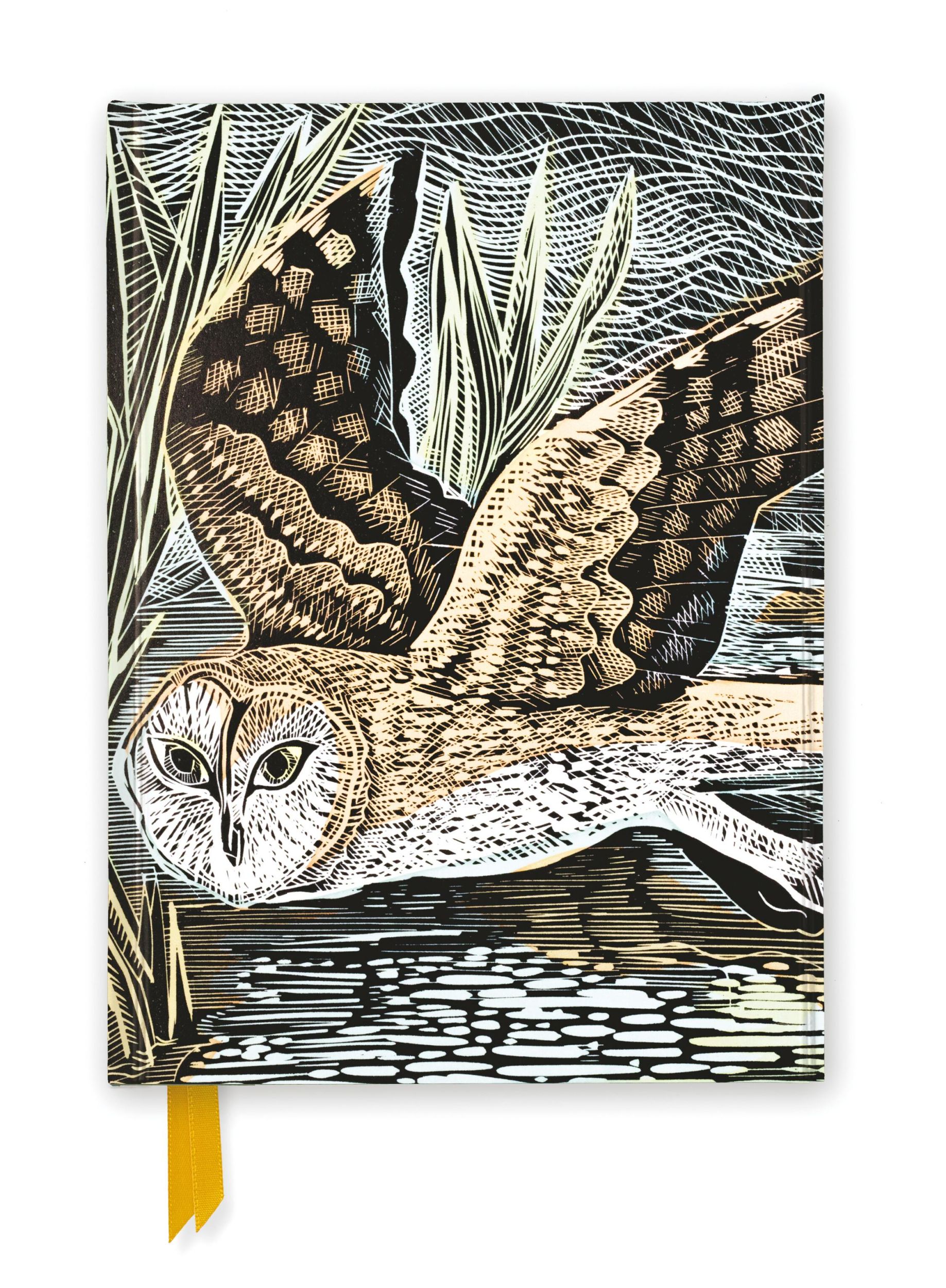 Cover: 9781804177396 | Angela Harding: Marsh Owl (Foiled Journal) | Flame Tree Publishing