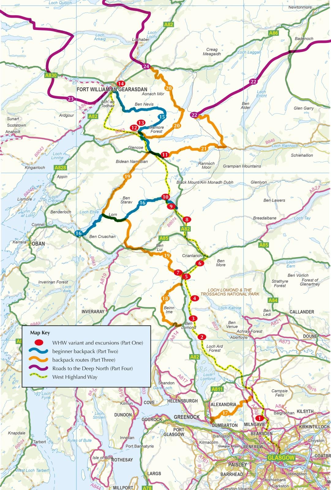 Bild: 9781786311870 | Not the West Highland Way: A Mountain High Way | Ronald Turnbull