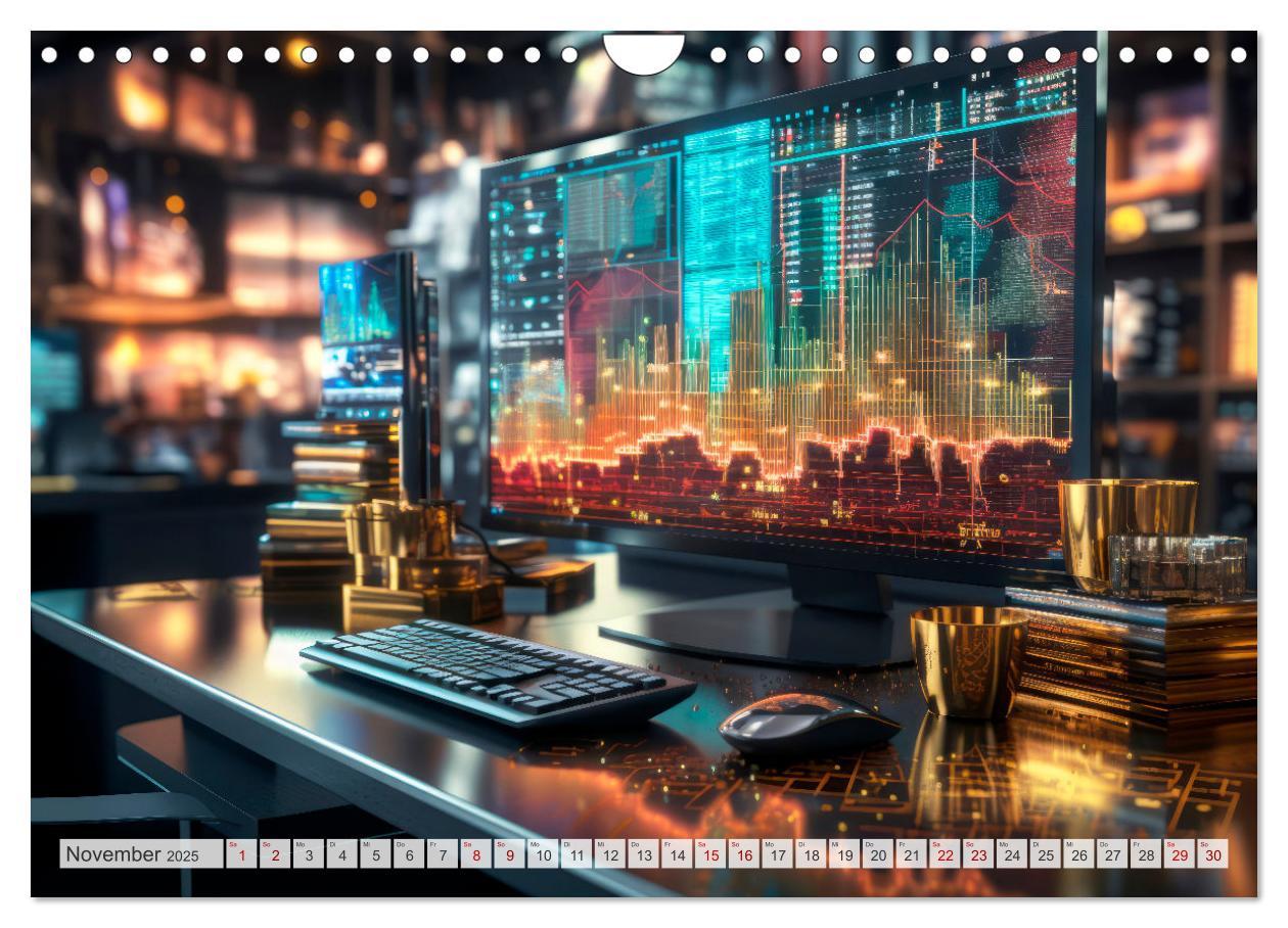 Bild: 9783383843044 | Krypto und Blockchain (Wandkalender 2025 DIN A4 quer), CALVENDO...