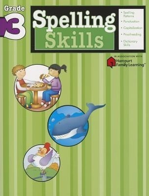 Cover: 9781411403840 | Spelling Skills: Grade 3 (Flash Kids Harcourt Family Learning) | Kids