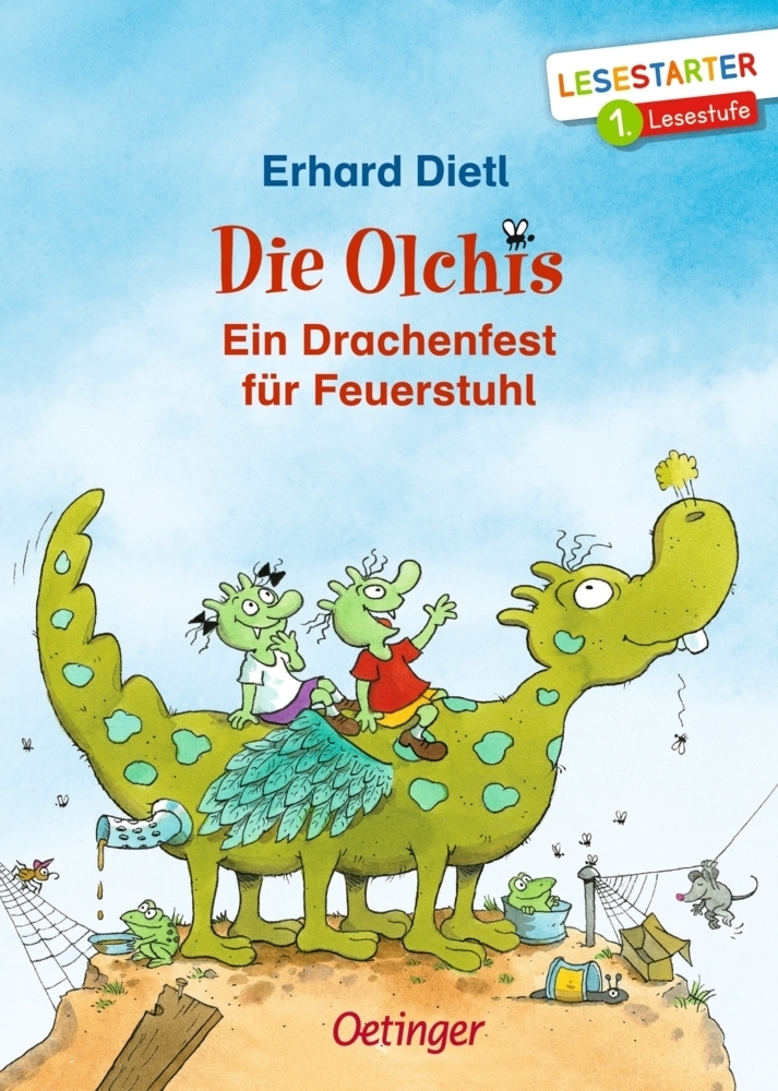 Cover: 9783789112805 | Die Olchis. Ein Drachenfest für Feuerstuhl | Lesestarter. 1. Lesestufe