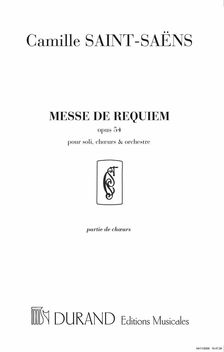 Cover: 9790044080144 | Messe De Requiem Pour Soli Choeur Et Orchestre | Chorpartitur