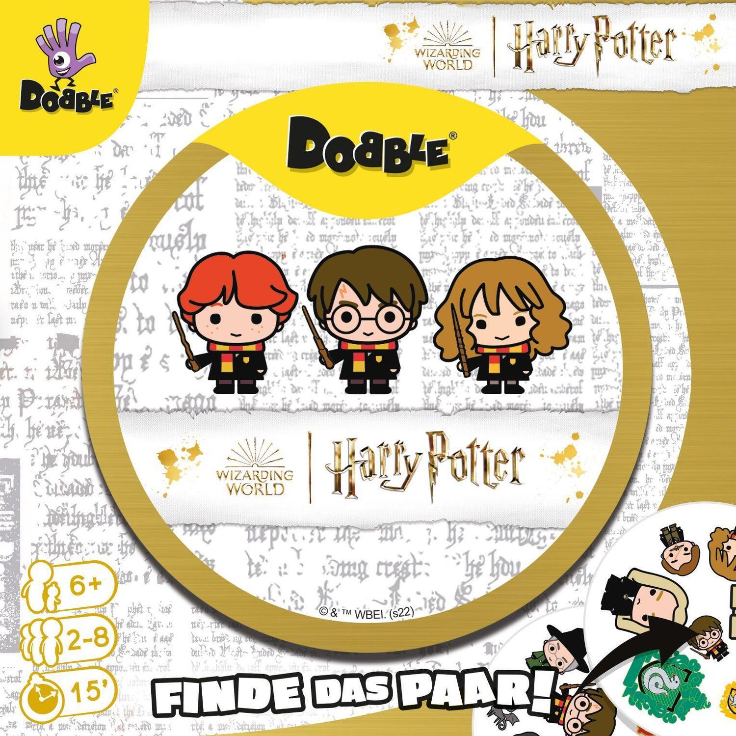 Cover: 3558380108795 | Dobble Harry Potter | Denis Blanchot (u. a.) | Spiel | ZYGD0025 | 2023
