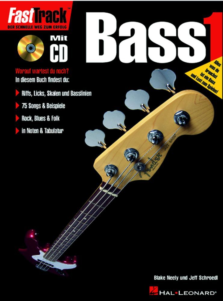 Cover: 9789043103671 | Fast Track Bass 1 | Mit CD | Neely/Schrödl | Broschüre | 48 S. | 1998