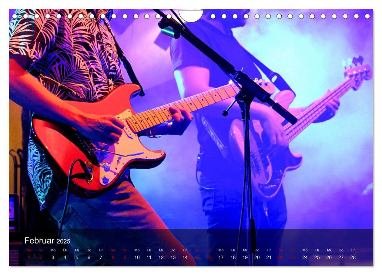 Bild: 9783435189052 | Rockmusik live (Wandkalender 2025 DIN A4 quer), CALVENDO...