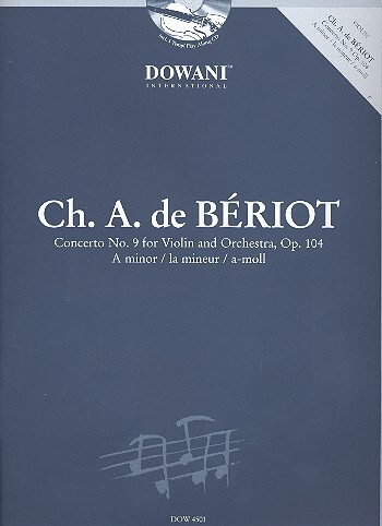 Cover: 9783905476446 | Concerto No. 9 for Violin and Orchestra, Op. 104 | in A minor | Bériot