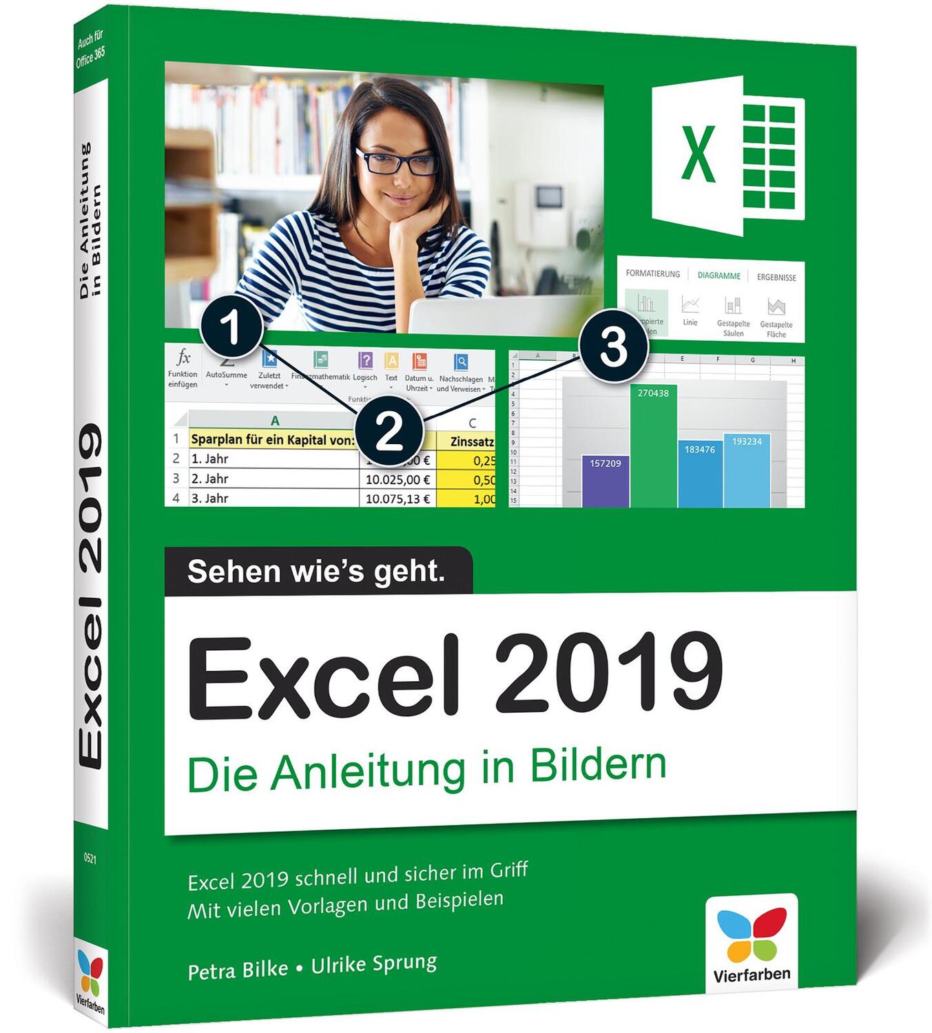 Cover: 9783842105218 | Excel 2019 | Petra Bilke (u. a.) | Taschenbuch | 371 S. | Deutsch