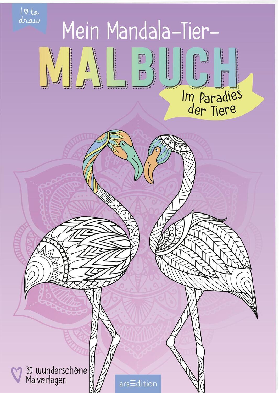 Cover: 9783845857176 | Mein Mandala-Tier-Malbuch - Im Paradies der Tiere | Taschenbuch | 2023