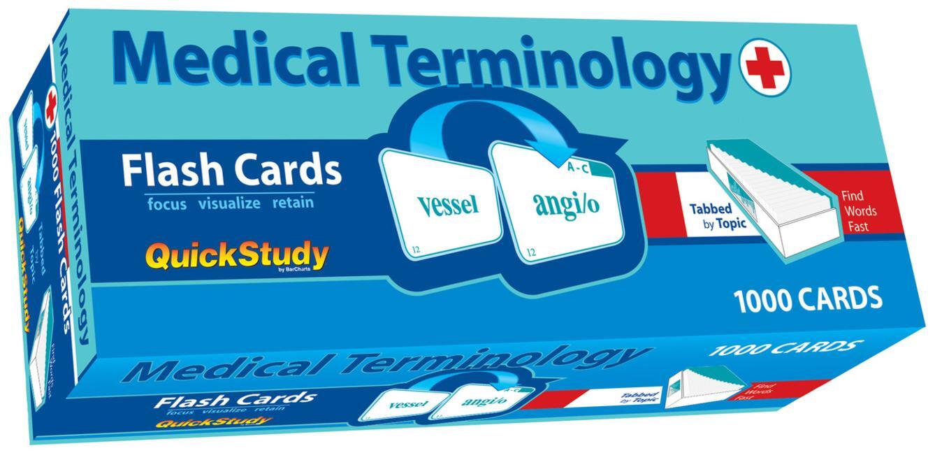 Cover: 9781423247968 | Medical Terminology Flash Cards (1000 Cards) | Corinne Linton | Box