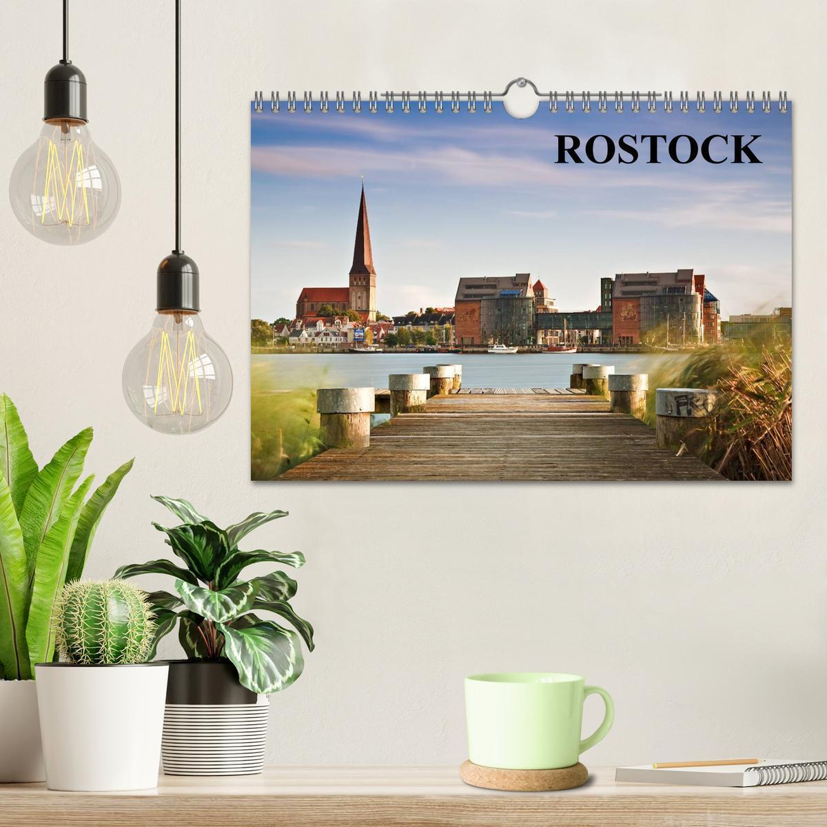 Bild: 9783435833733 | Rostock (Wandkalender 2025 DIN A4 quer), CALVENDO Monatskalender