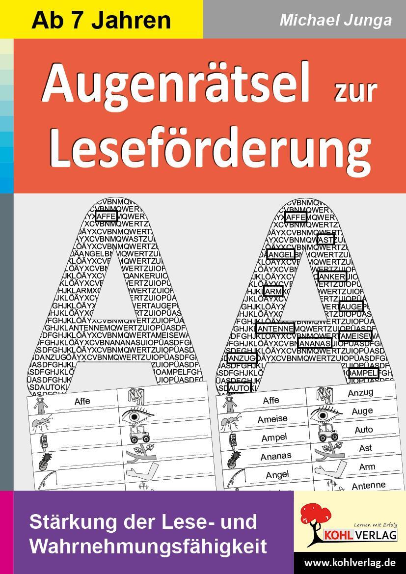 Cover: 9783985580255 | Augenrätsel zur Leseförderung | Michael Junga | Taschenbuch | 36 S.