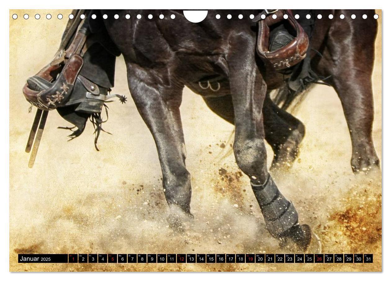 Bild: 9783435490431 | Western und Pferde (Wandkalender 2025 DIN A4 quer), CALVENDO...