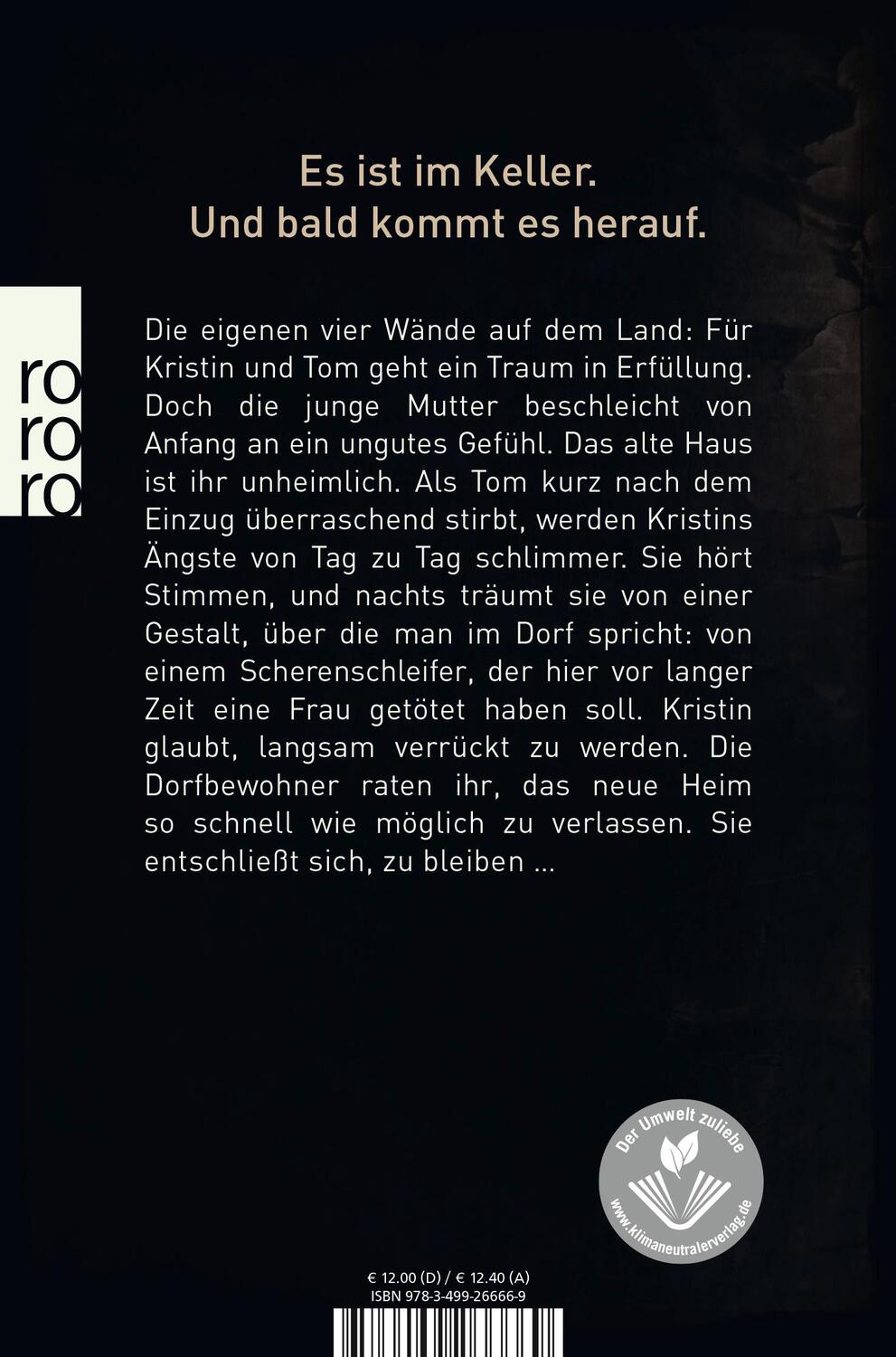 Rückseite: 9783499266669 | Der Gesang des Blutes | Andreas Winkelmann | Taschenbuch | Deutsch