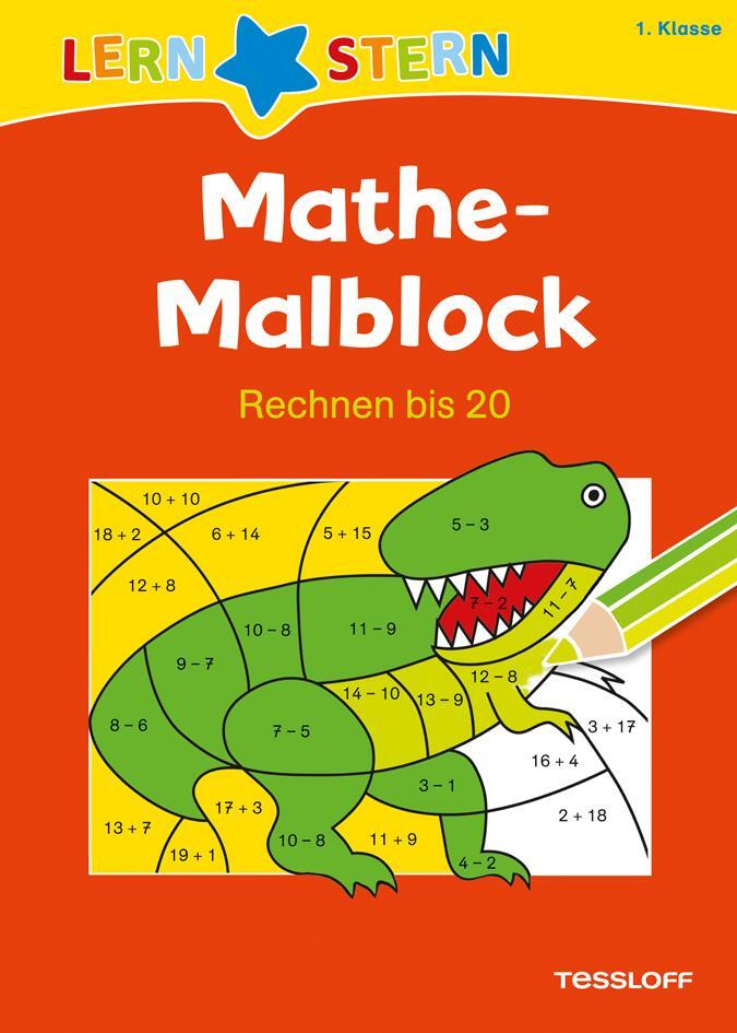 Cover: 9783788625191 | Lernstern: Mathe-Malblock 1. Klasse. Rechnen bis 20 | Schwertführer