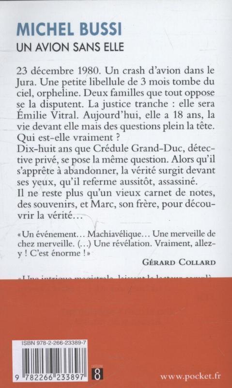 Rückseite: 9782266233897 | Un avion sans elle | Michel Bussi | Taschenbuch | Französisch | 2013