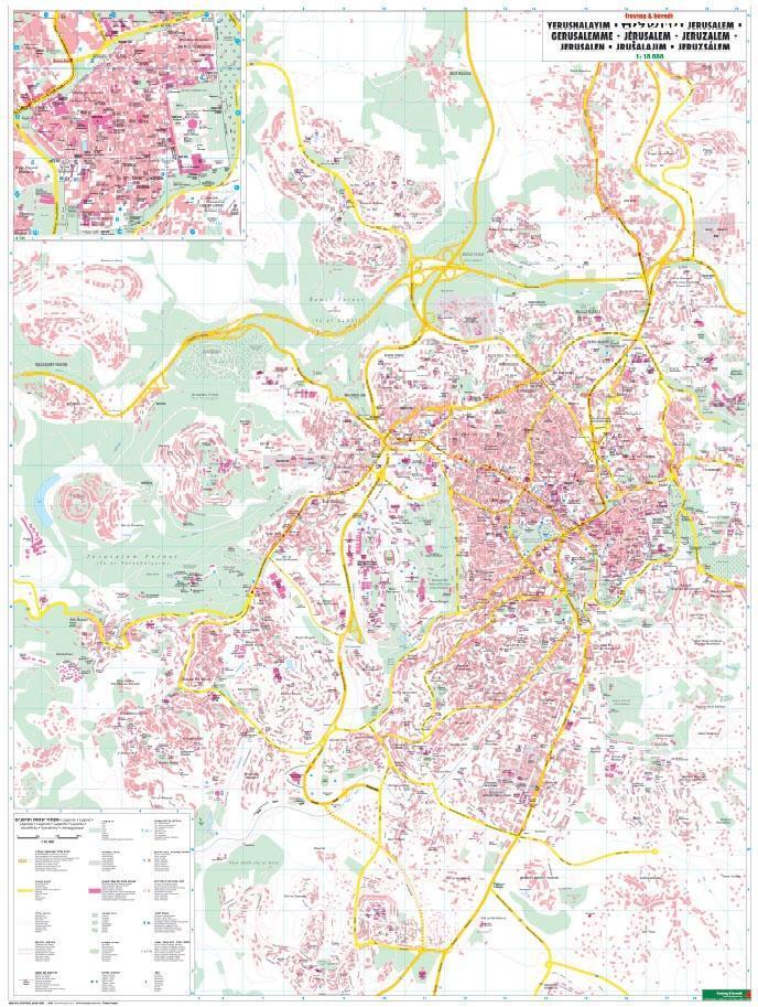 Bild: 9783707907896 | Jerusalem 1 : 10 000. Stadtplan | (Land-)Karte | Deutsch | 2019