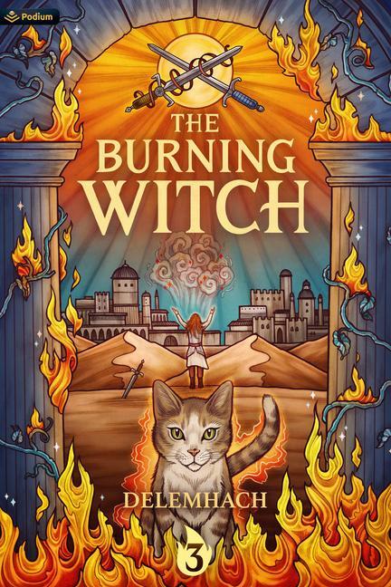 Cover: 9781039448490 | The Burning Witch 3 | A Humorous Romantic Fantasy | Delemhach | Buch
