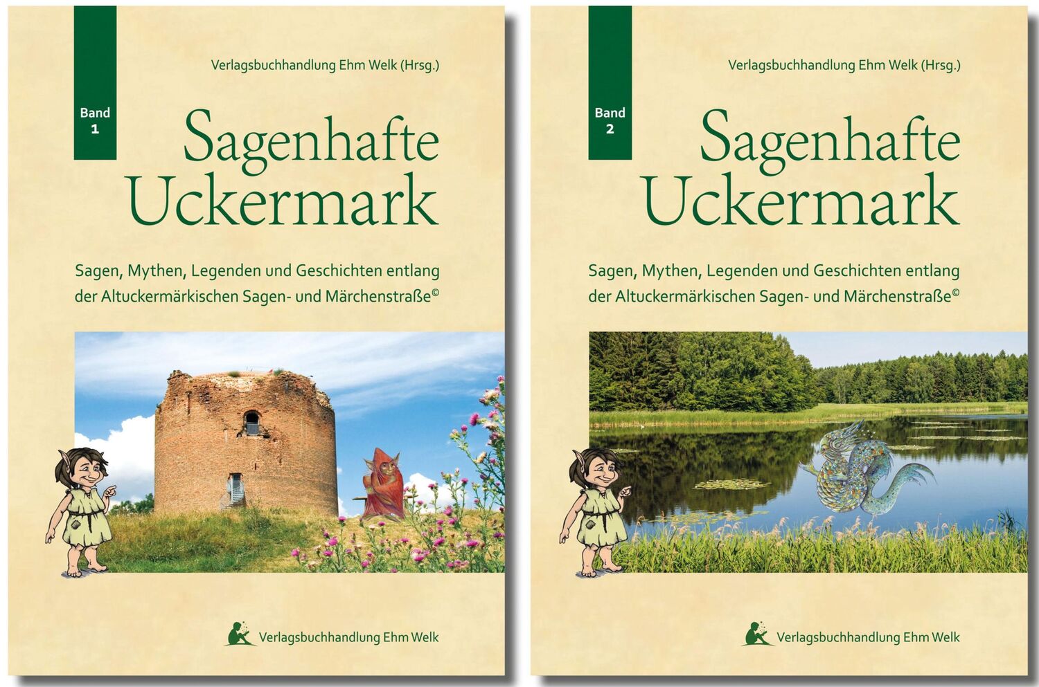 Cover: 9783949557002 | Sagenhafte Uckermark | Karla Schmook | Taschenbuch | 2 Bücher | 2022